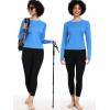 image:imageNELEUS Womens UPF 50 Long Sleeve Shirt Workout Running Tops Hiking8502 BlackNavy BlueBlue 3 Pack