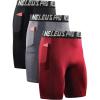 image:imageNELEUS Mens 3 Pack Running Compression Shorts with Pockets6063 BlackGreyRed 3 Pack