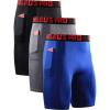 6064 Black/Grey/Blue 3 Pack