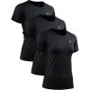 image:imageNELEUS Womens 3 Pack Athletic Running Shirt Workout Compression Shirts8018 BlackBlackBlack
