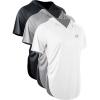 image:imageNELEUS Womens Running Hooded Athletic Shirt 3 Pack8104 BlackGreyWhite 3 Pack