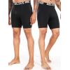 image:imageNELEUS 3 or 6 Pack Compression Shorts for Men Spandex Sport Shorts Running Athletic Workout Performance Baselayer Underwear6011 Black 3 Pcs navy Blue 3 Pcs