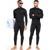 image:imageNELEUS 4 Pack Mens Workout Long Sleeve Shirts Compression Dry Fit Muscle Tops5024 Mock Neckblack black black black