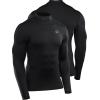 image:imageNELEUS 4 Pack Mens Workout Long Sleeve Shirts Compression Dry Fit Muscle Tops5024 Mock Neckblack grey navy white