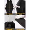 image:imageNELEUS Womens High Waist Running Workout Leggings for Yoga with Pockets9017 Yoga Pant 2 Packblack grey