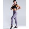 image:imageNELEUS Womens High Waist Running Workout Leggings for Yoga with Pockets9069 BackLight Purple  2 Pack