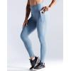 image:imageNELEUS Womens High Waist Running Workout Leggings for Yoga with Pockets9069 BlackGreyLight Steel Blue 3 Pack