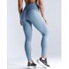 image:imageNELEUS Womens High Waist Running Workout Leggings for Yoga with Pockets9069 BlackLight Steel Blue  2 Pack