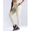 image:imageNELEUS Womens High Waist Running Workout Leggings for Yoga with Pockets9069 BlackLight Steel BlueIvory 3 Pack
