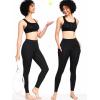 image:imageNELEUS Womens High Waist Running Workout Leggings for Yoga with Pockets9152 Black  Pack of 3