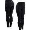 image:imageNELEUS Womens High Waist Running Workout Leggings for Yoga with Pockets9152 Black  Pack of 3