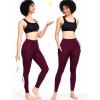 image:imageNELEUS Womens High Waist Running Workout Leggings for Yoga with Pockets9152 Black grey red  Pack of 3