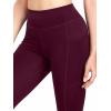image:imageNELEUS Womens High Waist Running Workout Leggings for Yoga with Pockets9152 Black grey red  Pack of 3