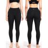 image:imageNELEUS Womens High Waist Running Workout Leggings for Yoga with Pockets9152 Black grey red  Pack of 3