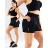 image:imageNELEUS Womens Lightweight Running Shorts Workout Athletic Short for Yoga with Pocket4 Inseam BlackBlackBlack  3 Pack