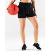 image:imageNELEUS Womens Lightweight Running Shorts Workout Athletic Short for Yoga with Pocket4 Inseam BlackBlackBlack  3 Pack