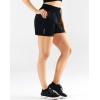 image:imageNELEUS Womens Lightweight Running Shorts Workout Athletic Short for Yoga with Pocket4 Inseam BlackBlackBlack  3 Pack