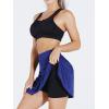 image:imageNELEUS Womens 2 in 1 Tennis Skirts with Pockets Athletic Running ShortsSkirts BlackGreyBlue 3 Pack
