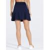 image:imageNELEUS Womens 2 in 1 Tennis Skirts with Pockets Athletic Running ShortsSkirts WhiteGreyBlue 3 Pack