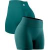 image:imageNELEUS Workout ShortsLegging for Women Scrunch Seamless Soft High Waist Gym ShortsPantsQ1055 1 Pack deep Green
