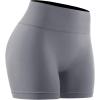 image:imageNELEUS Workout ShortsLegging for Women Scrunch Seamless Soft High Waist Gym ShortsPantsQ1055 1 Pack grey