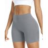 image:imageNELEUS Workout ShortsLegging for Women Scrunch Seamless Soft High Waist Gym ShortsPantsQ1055 1 Pack grey