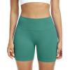image:imageNELEUS Workout ShortsLegging for Women Scrunch Seamless Soft High Waist Gym ShortsPantsQ1055 1 Pack lake Green