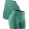 image:imageNELEUS Workout ShortsLegging for Women Scrunch Seamless Soft High Waist Gym ShortsPantsQ1055 1 Pack lake Green