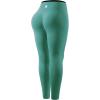 image:imageNELEUS Workout ShortsLegging for Women Scrunch Seamless Soft High Waist Gym ShortsPantsQ1155 1 Pack lake Green