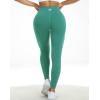 image:imageNELEUS Workout ShortsLegging for Women Scrunch Seamless Soft High Waist Gym ShortsPantsQ1155 1 Pack lake Green