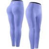image:imageNELEUS Workout ShortsLegging for Women Scrunch Seamless Soft High Waist Gym ShortsPantsQ1155 1 Pack purple
