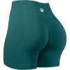 image:imageNELEUS Workout ShortsLegging for Women Scrunch Seamless Soft High Waist Gym ShortsPantsQ1055 1 Pack deep Green