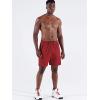 image:imageNELEUS Mens Basketball Shorts 7 Workout Running Shorts6083 3 Pack blackBlueRed