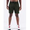 image:imageNELEUS Mens Basketball Shorts 7 Workout Running Shorts6083 3 Pack blackGreyOlive Green