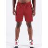 image:imageNELEUS Mens Basketball Shorts 7 Workout Running Shorts6083 3 Pack blackGreyRed