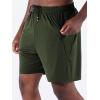 image:imageNELEUS Mens Basketball Shorts 7 Workout Running Shorts6083 3 Pack greyNavyOlive Green