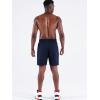 image:imageNELEUS Mens Basketball Shorts 7 Workout Running Shorts6083 3 Pack greyNavyOlive Green