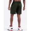 image:imageNELEUS Mens Basketball Shorts 7 Workout Running Shorts6083 3 Pack greyNavyOlive Green
