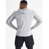 image:imageNELEUS Mens Dry Fit Athletic Shirt Workout Running Long Sleeve Shirts with Hoods5071 Dark GreyLight Grey 2 Pack