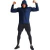 image:imageNELEUS Mens Dry Fit Athletic Shirt Workout Running Long Sleeve Shirts with Hoods5071 Navy BlueRed 2 Pack
