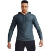 image:imageNELEUS Mens Dry Fit Athletic Shirt Workout Running Long Sleeve Shirts with Hoods5071 Slate GreyDark Grey 2 Pack