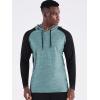 image:imageNELEUS Mens Dry Fit Athletic Shirt Workout Running Long Sleeve Shirts with Hoods5102 Dark GreyLight GreenRed 3 Pack