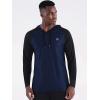 image:imageNELEUS Mens Dry Fit Athletic Shirt Workout Running Long Sleeve Shirts with Hoods5102 Dark GreySlate GreyNavy Blue 3 Pack