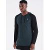 image:imageNELEUS Mens Dry Fit Athletic Shirt Workout Running Long Sleeve Shirts with Hoods5102 Dark GreySlate GreyNavy Blue 3 Pack