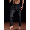 image:imageNELEUS Mens Workout Athletic Running Tapered Pants7006 2 Pack Black
