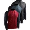 5102 Dark Grey/Slate Grey/Red 3 Pack