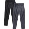 image:imageNELEUS Mens Workout Athletic Running Tapered Pants7006 2 Pack Black grey