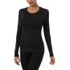 image:imageNELEUS Womens 3 Pack Athletic Compression Long Sleeve T Shirt Dry FitBlue white
