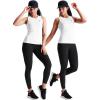 image:imageNELEUS Womens Racerback Yoga Workout Tank Top011 4 PackblackGreyNavy BlueWhite