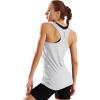 image:imageNELEUS Womens Racerback Yoga Workout Tank Top06 WhiteBlueGrey 3 Pack